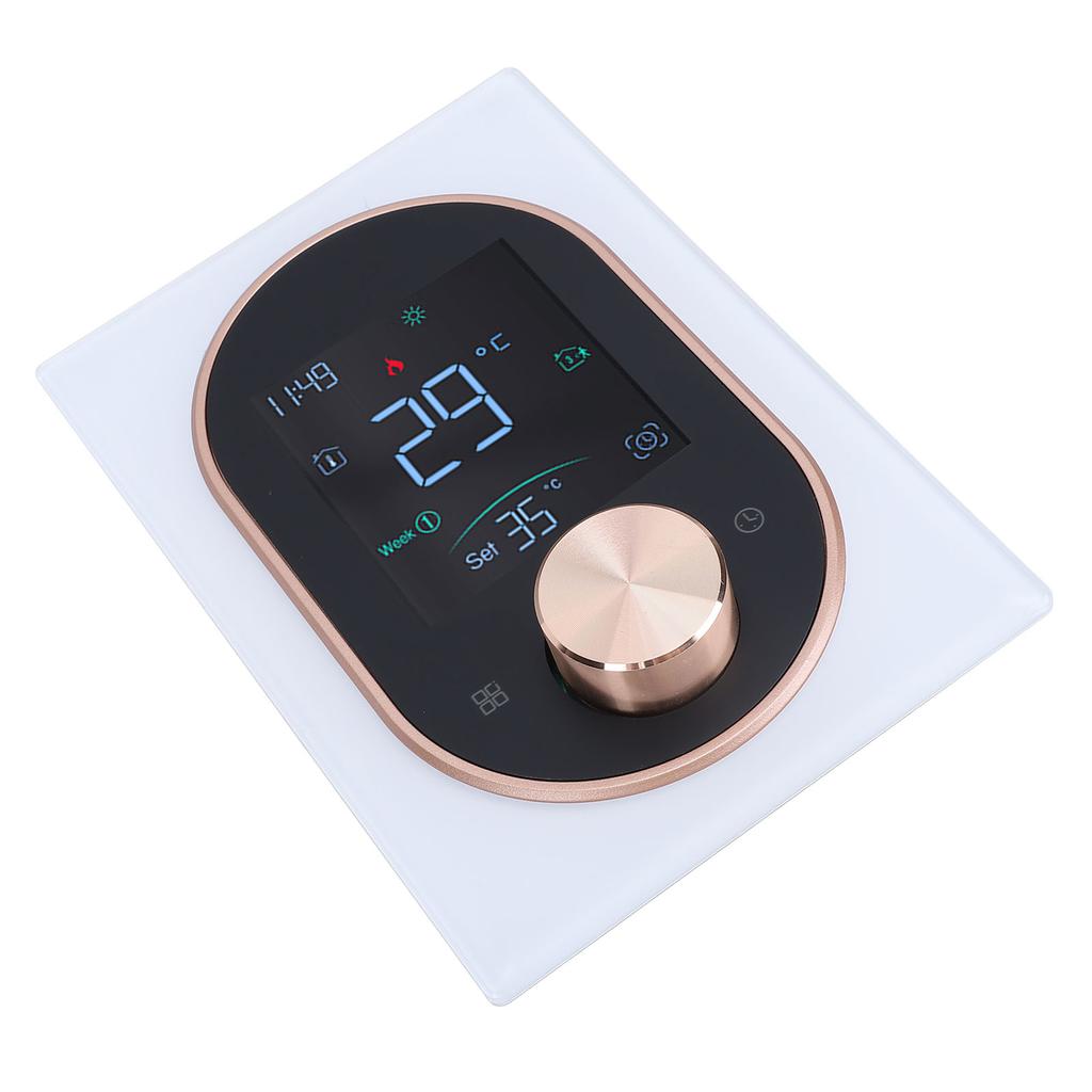 Smart Color Thermostat APP Programmable Touchscreen Knob Control Smart Temperature Controller AC
