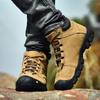 Pánská turistická obuv Kožená outdoorová obuv odolná proti opotřebení Muži Treking Walking Lovecké taktické tenisky