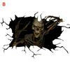 3D Funny Car Stickers – Durable Vinyl Decals for Car, Bike, Window, Perfect for Halloween, Pranks, Home & Party Decor