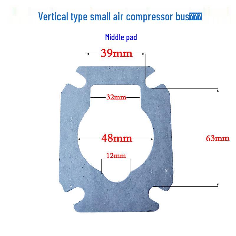 Ribao Air Compressor Piston Accessories: Paper Gasket, Cylinder Head, Liner, Asbestos Sealing Gasket