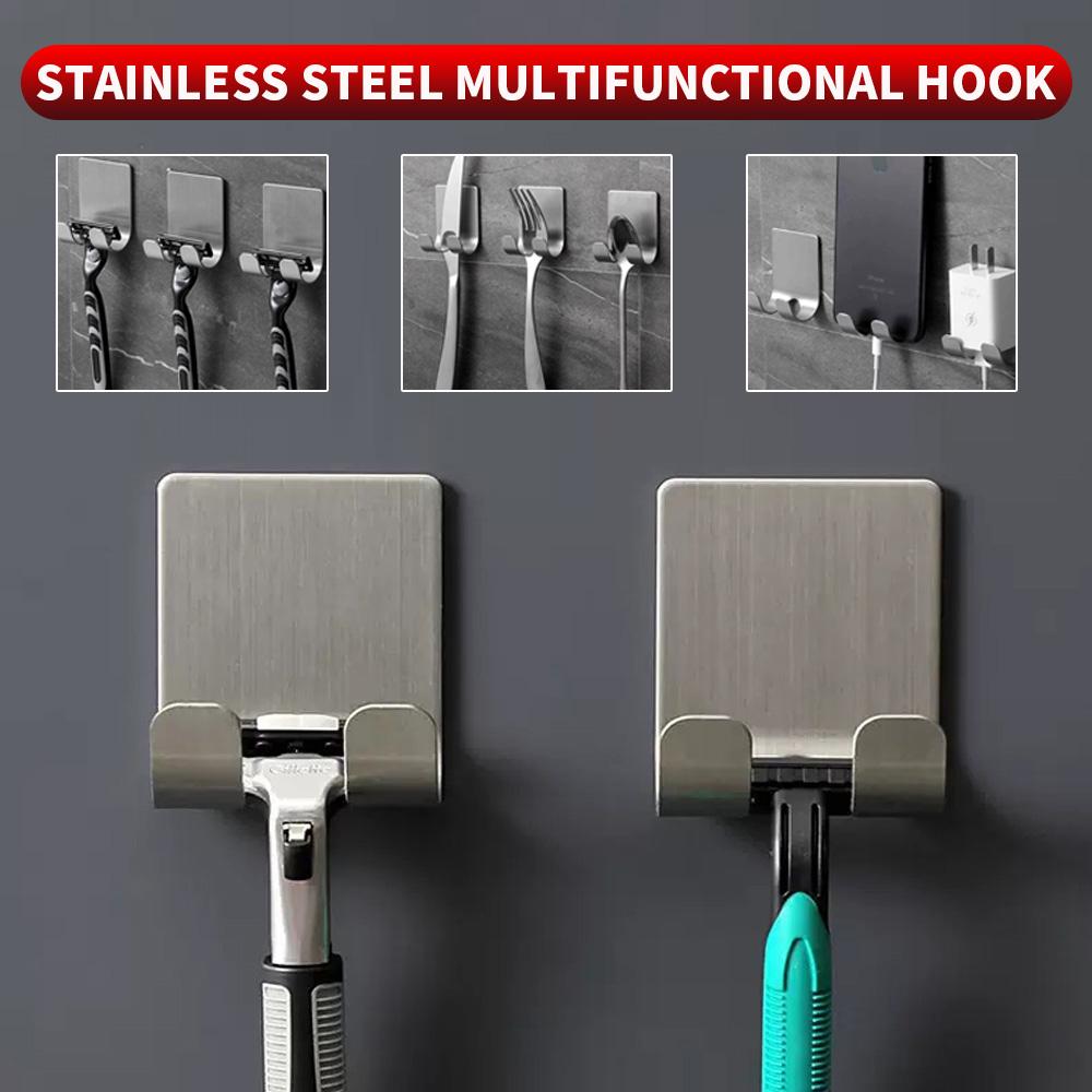 

2 шт. держатель для бритвы из нержавеющей стали 304, мужская бритва, подставка для бритвы, полка для хранения бритв, органайзер для ванной комнаты