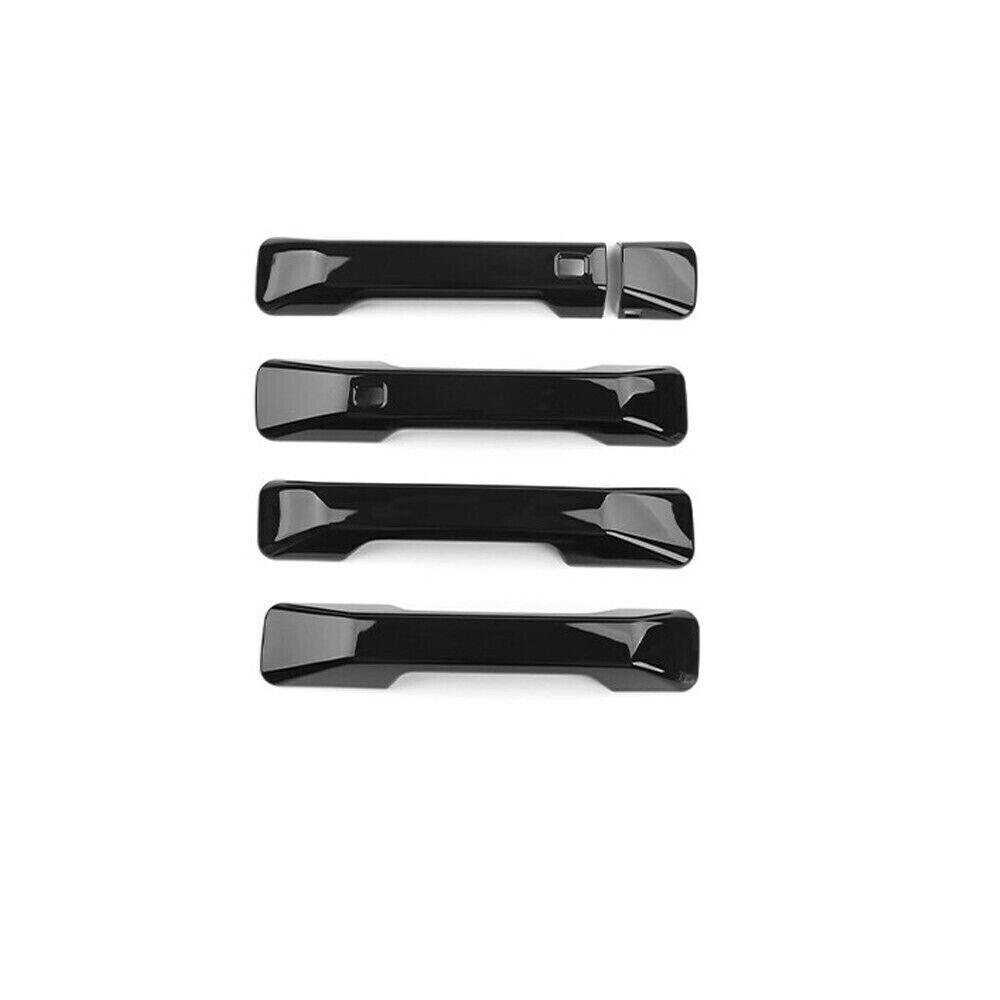ABS  Exterior Door Handle Cover Trim For Hyundai Santa Fe 2024-2025 Gloss Black