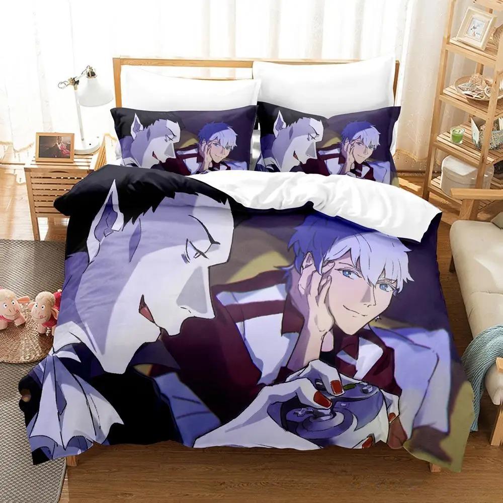 The Vampire Dies In No Time 2 Bedding Set Cartoon Anime three-piece Set Adult Kid Bedroom Duvet Cover Sets 3D Print Kawaii Anime
