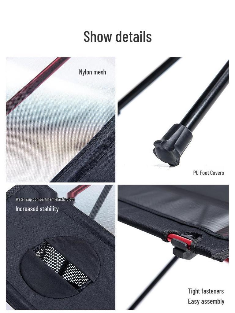 Multifunctional Aluminum Folding Camping Table - Portable, Thickened, Splicable