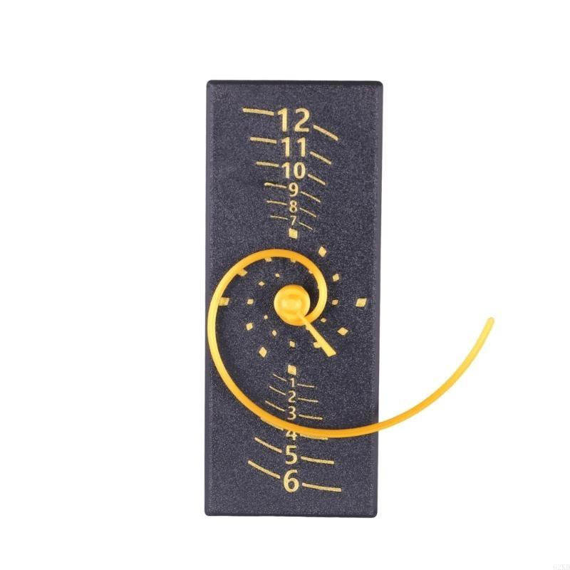 62KD Innovative Fibonaccis Clock with Spirals Pointer for Math and Art Enthusiasts