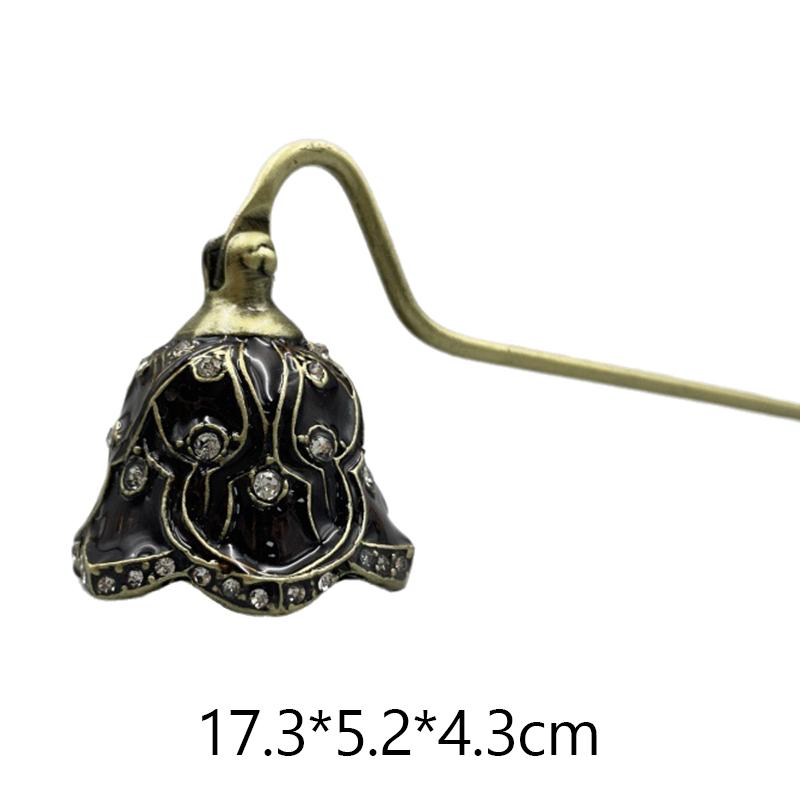 European Retro Candle Snuff Tool Aromatherapy Candle Extinguisher Hand Tool Flowers Shape Wick Extinguish Cover Carfts
