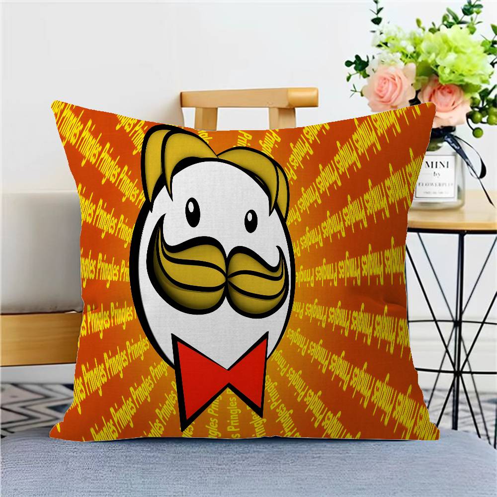 Fashion P-Pringles L-LLC Film Cushion Cover Polyester Sofa Cushions Decorative Throw Pillows Home Decoration Pillowcover