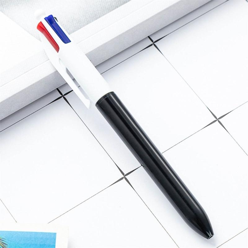 Ballpoint Pens 1.0mm Shuttle Pens 4-in-1 Retractable Ballpoint Pens Multicoloured Pens Writing Tool for Students Teacher