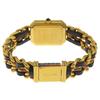 Chanel Premiere M Watches H0001 blackDial Plated Gold/leather Quartz Analog Display Women Used