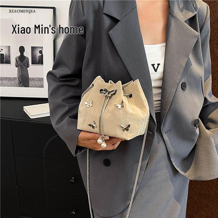 Trendy 2025 Bucket Chain Crossbody Bag - Versatile and Stylish Small Shoulder Bag