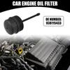 Oil Engine Filter Housing Cap Cover No.038115433 - Car Oil Filter Housing Cap - for Volkswagen Golf IV Plastic Black - 1 Pc