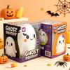 Cross Crazy Ghost Squeeze Toy: Soft Bullet White & Purple Devil, Double Style Stress Relief Flour Toy