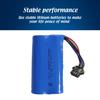 7.4V 1200mAh Lithium Battery Replacement Battery for Remote Control Car
