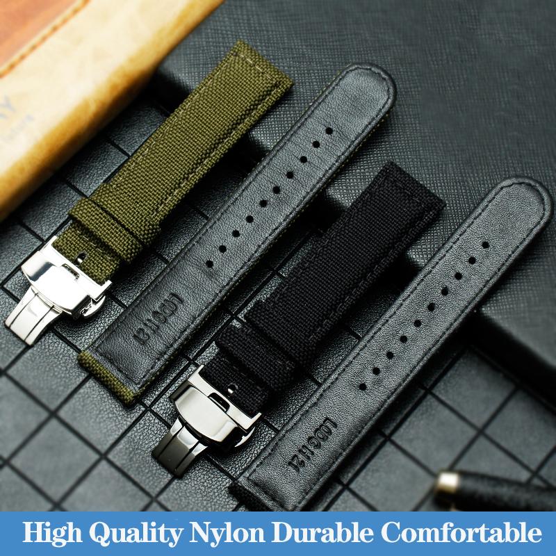 21mm 22mm Nylon Watchband For Seiko PROSPEX Watch Band Outdoor Sports Waterproof SRPC31J1 Male Series SSC295J1 Canvas Bracelet