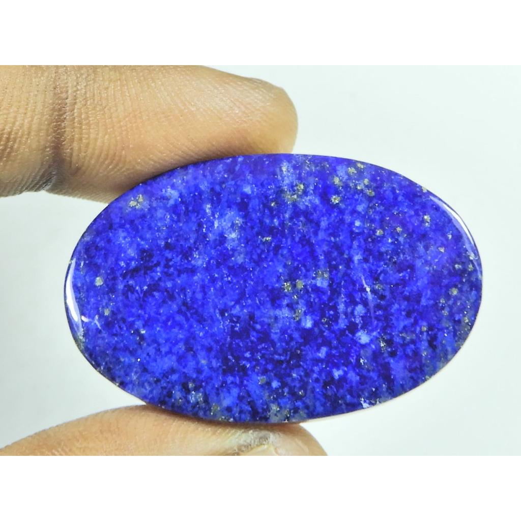 23X37X05MM Natural Lapis Lazuli Oval Shape Cabochon Loose Gemstone 56Cts. G-304