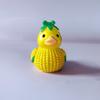 Vegetable Duck Statue Cartoon Corn Carrot Eggplant Cabbage Duck Resin Figurine Home Office Desktop Decoration Ornament