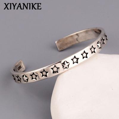 XIYANIKE Серебряный Популярный Корейский Звезда Браслет Для Женщин Модный Простой Открывающийся Ручной Браслет Вечеринка
