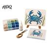 DIY Craft Kits for Adults Sea Glass Art Mosaic Kit Ocean Animal Themed Set Adult Crafting Gift Ideas Beginner Handmade Material Pack Coastal