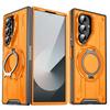 Armor Case For Samsung Galaxy Z Fold 7 5G Slide Camera Protection Phone Case for Galaxy Z Fold 6 Magnetic Ring Holder Cover