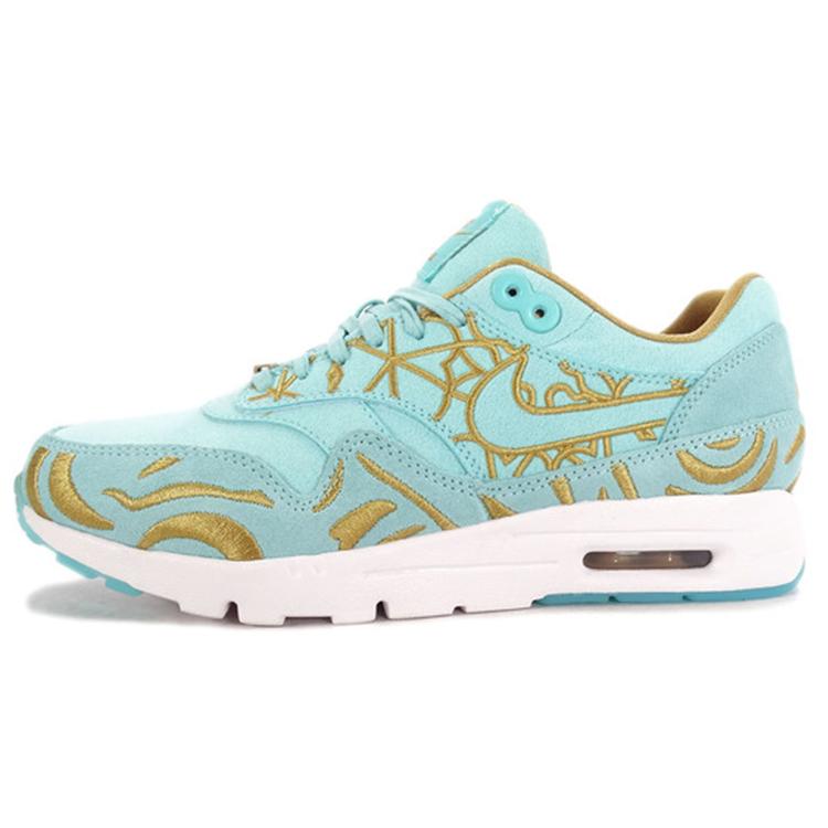 

New Nike Air Max 1 Ultra Lotc Qs Island Green Island Green Flt Gld Women s 747105-300 37.5