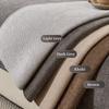 Minimalistische Twill Chenille Anti-Rutsch Sofaabdeckung für alle Jahreszeiten Wohnzimmermöbel Dekor Couchkissenbezug Überwurf