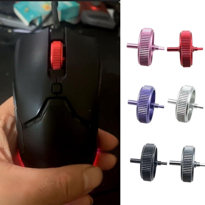 Gaming Mouse Scroll Wheel Pulley Mouse Metal Rolling Wheel Repair Replacement for Mini Mouse