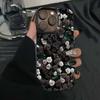 Black and White Rose Energetic Phone Case for iPhone 17/16/15/14/13 Promax