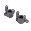 Metal Accessory Front C Hub Carrier Steering Knuckle for   SCX10 II RC Car (Black)