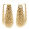 MERISIHAIR Cornish Wavy Long Hair Synthetic Fiber Extensions Lady Ponytail Wig Light Brown Ponytail