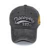 Neue Reine Baumwolle Old Washed 3ET Bestickte Baseballkappe Outdoor Koreanische Version Sonnenhut Sommer Herrenkappe