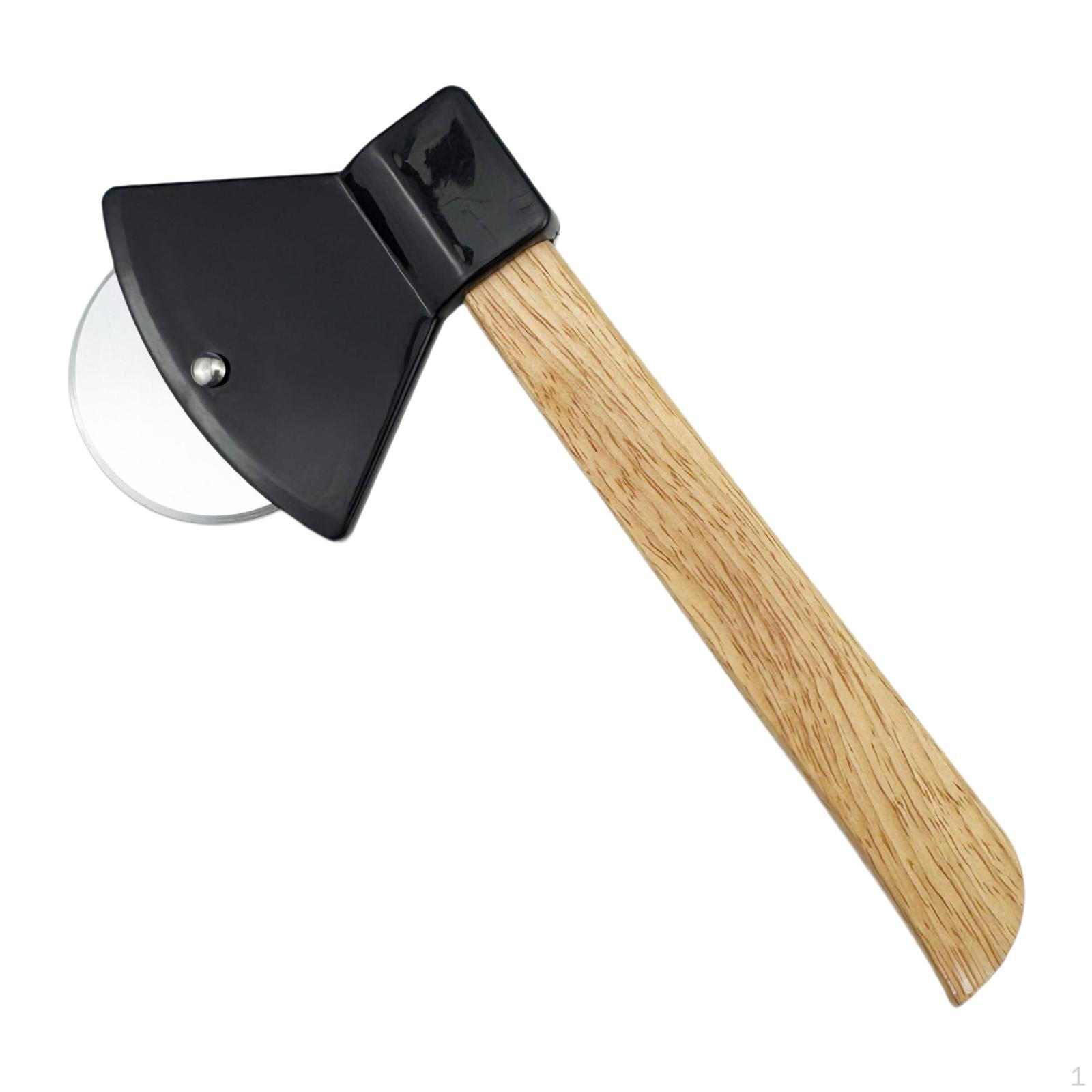 

Колесный резак для пиццы Axe, легкий в очистке, профессиональный резак для черного цвета чёрный