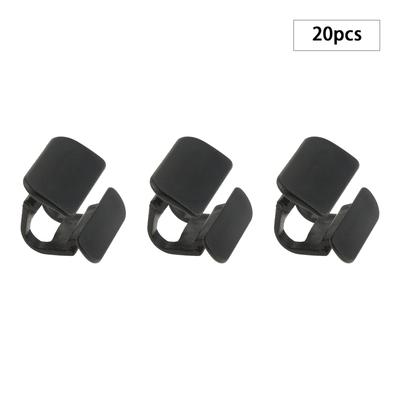 20pcs Auto Nylon Hood Ulation Retainer Clips 9182822 Vehicle Front Left Right Fasteners for Volvo Car Fixed Clips Black