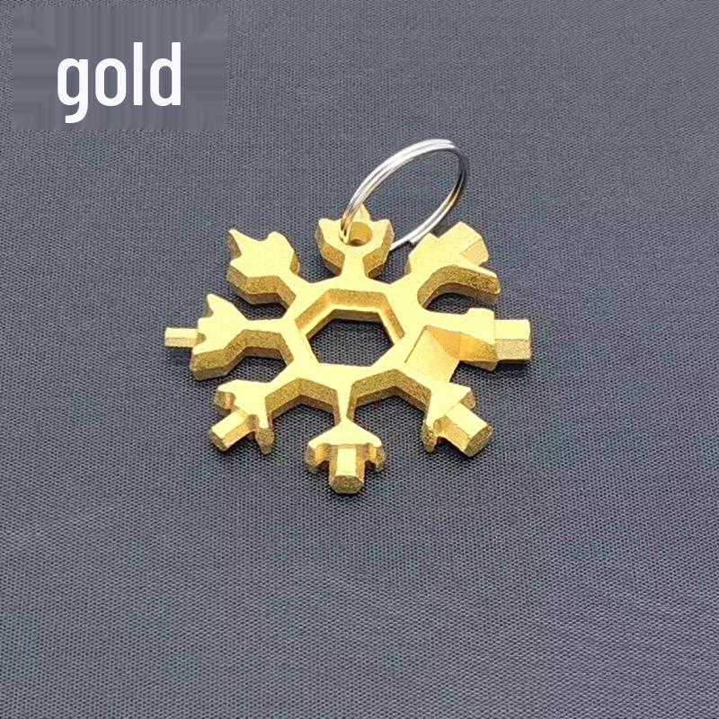 Colorful 18-in-1 Snowflake Multi-Tool Wrench