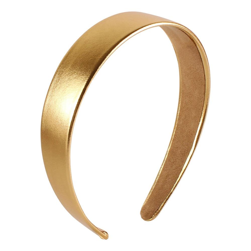 3CM Width Leather Headband Glossy Women Hair Accessory Minimalist Simple Headwear  Face Washing