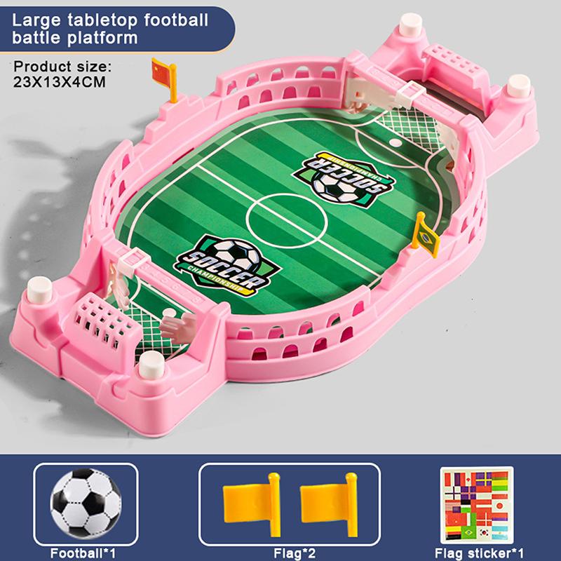 Large Desktop Football Table Children Puzzle Double Competitive Battle Football Board Game Parent-Child Interactive Soccer Games