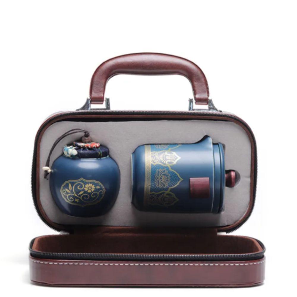 With Handle Travel Tea Set Cerc Material Tea Making Equipment Tea Drinking Equipment Gift Giving