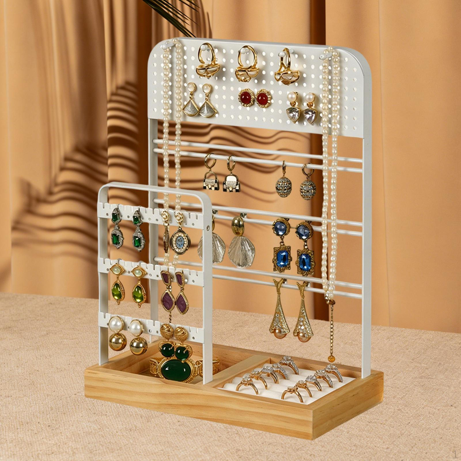 

Jewelry Display Stand Earring Bracelet Living Room Bedroom Decorative for Selling белый