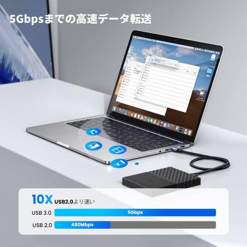 UGREEN USB Cable Male Male USB 3.0 A-A Type 5Gbps High Speed ??Transfer High Durability Aluminum Shell and Nylon Braid Light Power Supply Cooling Fan
