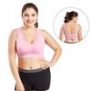 Pure Women Color Plus Size Ultrathin Large Bra Sports Bra Full Bra Tops Cup