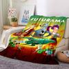 Futurama Robots Aliens Adventure Flannel Blanket Super Soft Warm Cozy Blanket For Sofa Bed Office Travel Allseason Home Decor Gift