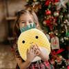 New Original: 11in Plush Pineapple Toys Ultrasoft Stuffed Cute Plush Doll Soft Plush Hugging Toy PillowRecreated: 11in Plush Pineapple Pillow Toy
