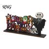 Spooky Theme Table Ornaments Halloween Wooden for Tabletop Decorations, Stable Base Three Dimensional Centerpiece Home Party And Haunted House