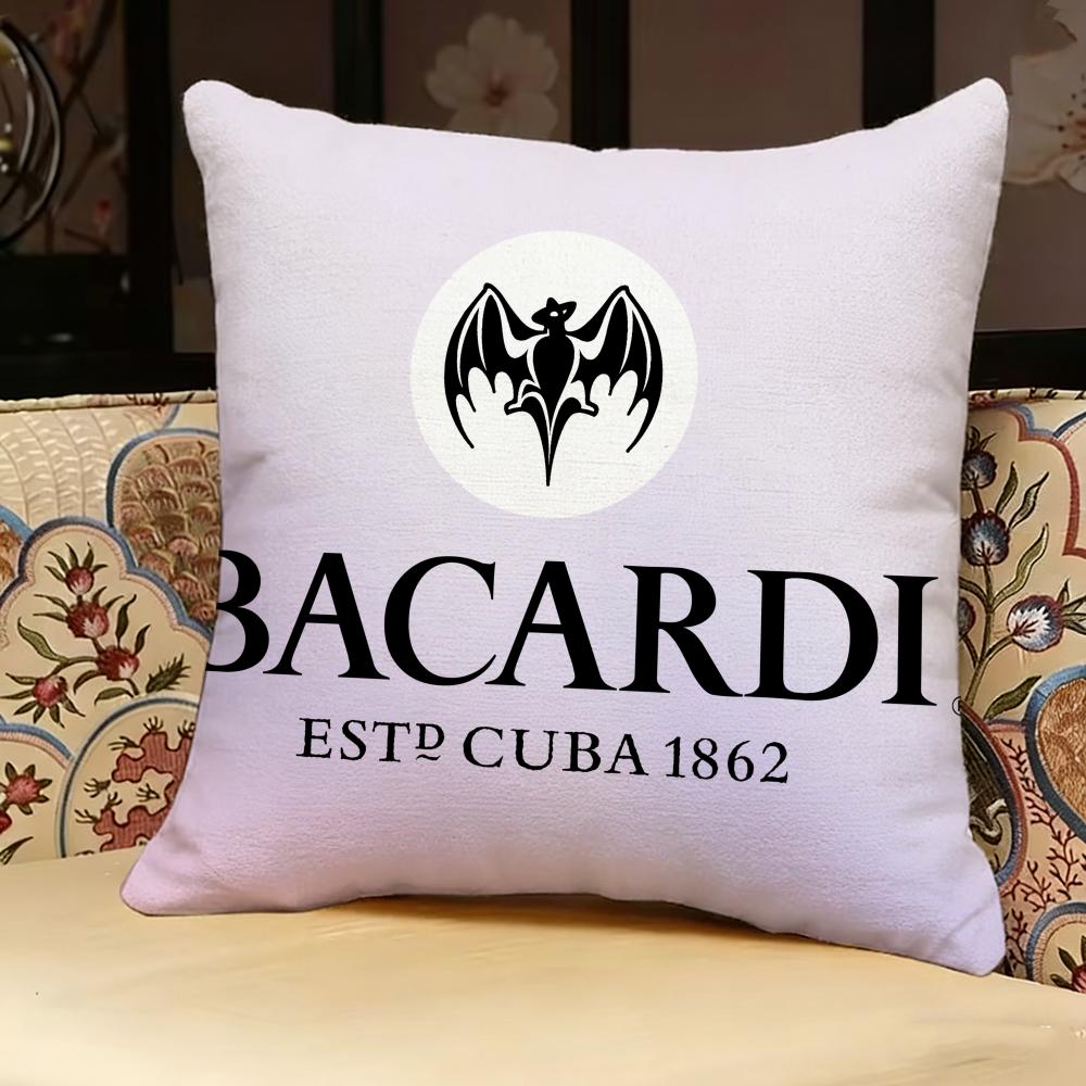 B-Bacardi Brand Pillow Case Pillowcase, Double-Sided Printed, Sofa Cushion, Bedroom Headboard Pillow