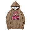 Cepli Unisex Baskılı Uzun Kollu Günlük Kapüşonlu Sweatshirt (Erkek ve Kadınlar İçin)