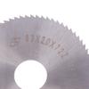 Lama per sega circolare da 63 mm W6542 HSS in acciaio per macchina da taglio CNC, utensile da taglio per metallo e acciaio