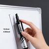 4-Piece Push-Button Liquid Ink Whiteboard Marker Pen, Vibrant, Quick-Drying, Low-Odor, Chisel Tip, for Whiteboards, Office