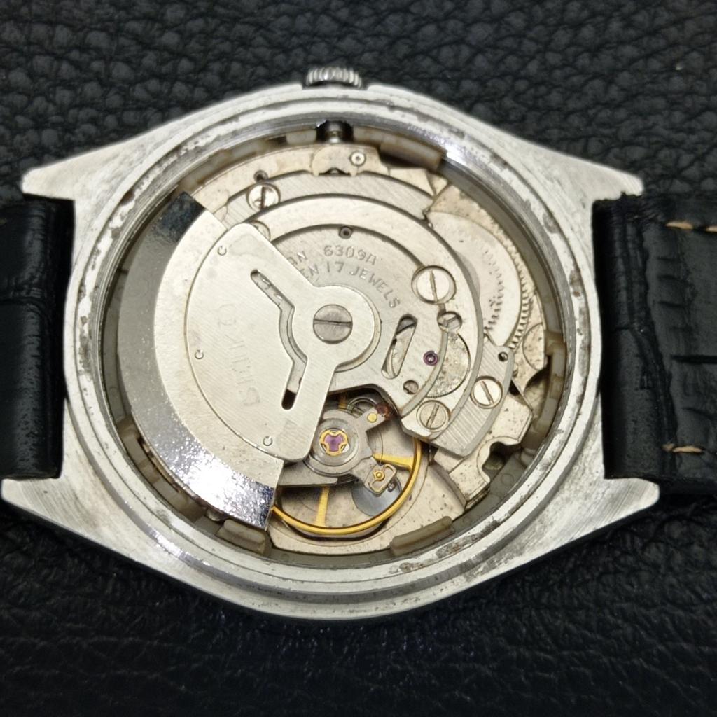 Seiko 5 AUTOMATIC 6309A VINTAGE JAPAN MENS GREEN COLOR DIAL WATCH A701908-5 R207-a701908