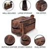 Toaletní taštička Originální kožená sada na holení Dopp Kit cestovní pouzdro