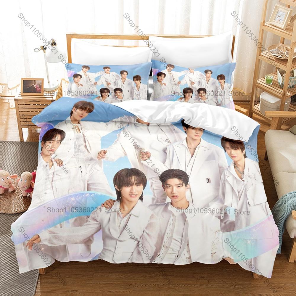 TEETEEPOR Duang With You Art & Music University Romance Thai BL Series Bedding Duvet Cover + 2 Pillowcases Home Decor Present