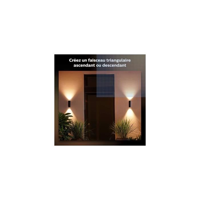 Applique murale Philips Hue White and Color Ambiance APPEAR - 2x 8 W - Classe A